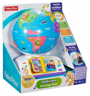 ridi e impara mappamondo del cagnolino fisher price